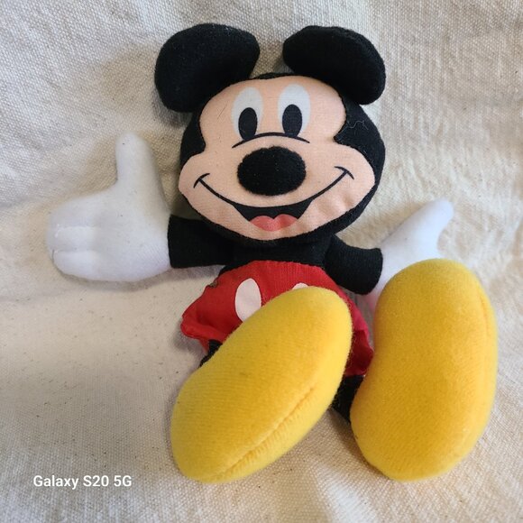 Disney Mickey Mouse‎ Plush Beanbag Stuffed Animal Toy Collectible - Picture 2 of 5